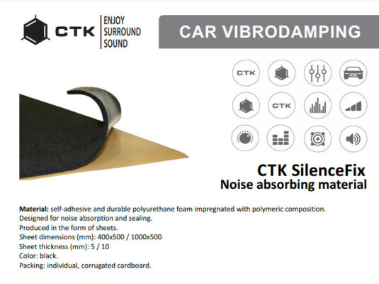 Vật liệu tiêu âm CTK Silence Fix