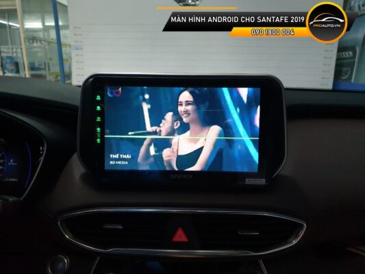 Lướt web - youtube trên màn hình android cho santafe 2019