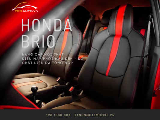 Bọc ghế da xe Honda Brio