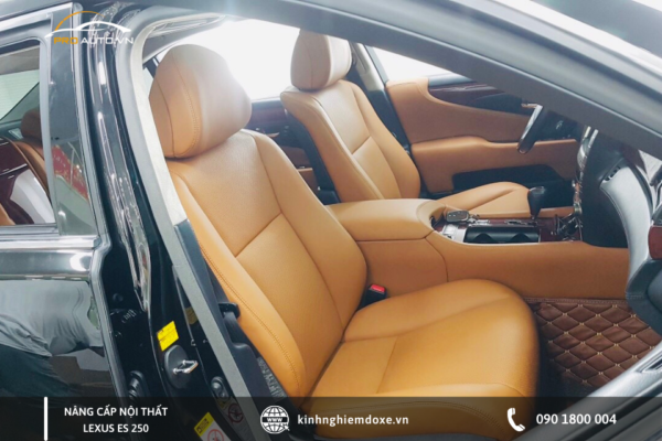 Bọc ghế da xe Lexus ES250 màu da bò full nội thất
