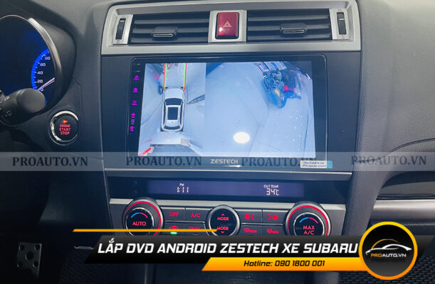 Lắp màn hình android cho xe subaru forester tại proauto.vn