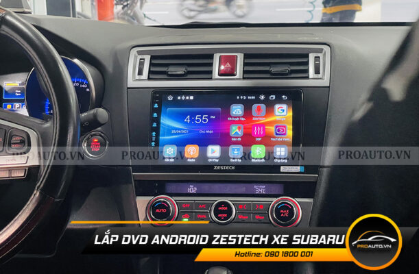 Lắp màn hình android cho xe subaru forester tại proauto.vn